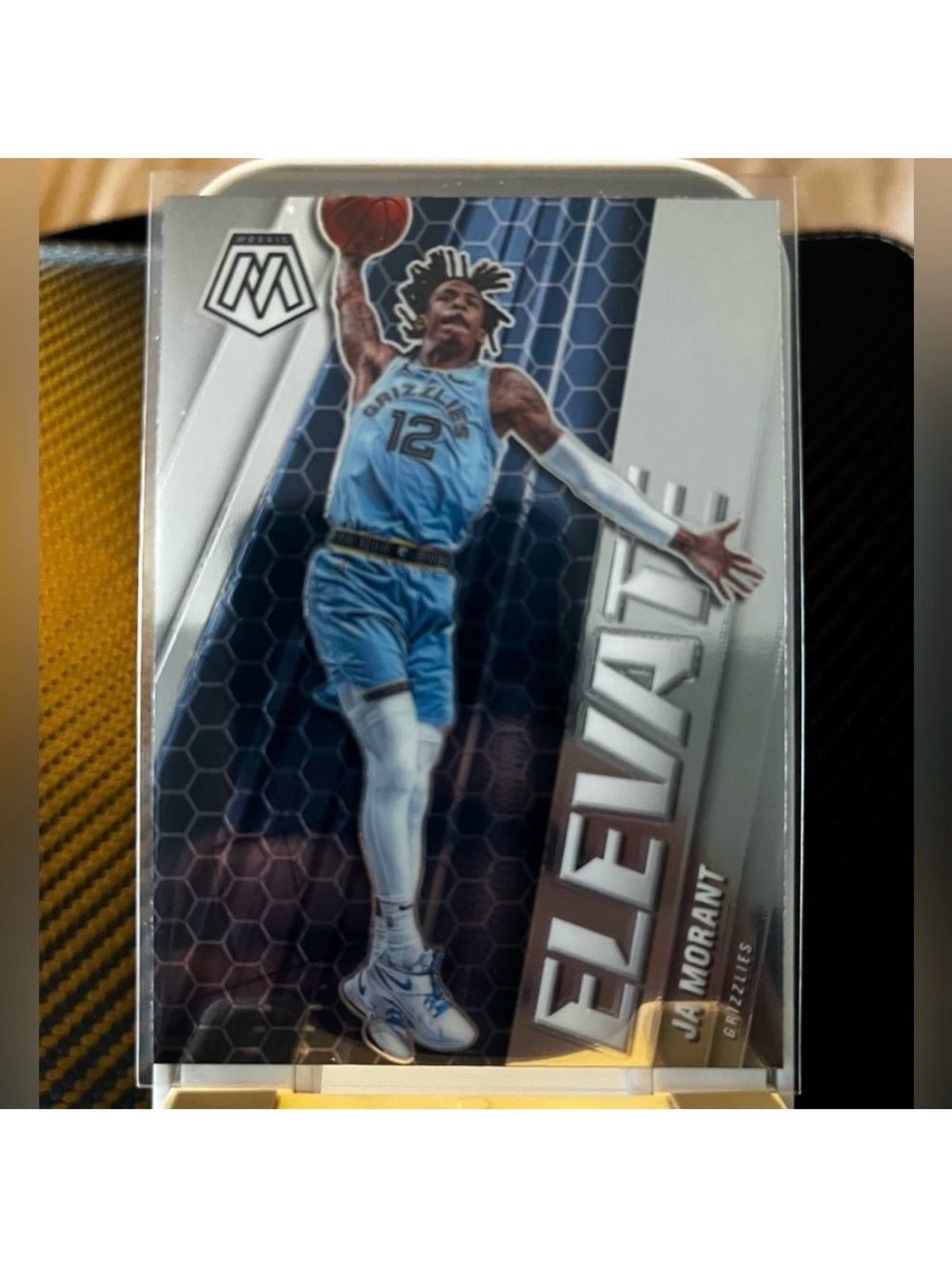 JA MORANT 2020 PANINI MOSAIC ELEVATE #13 NBA BASKETBALL CARD MEMPHIS GRIZZLIES